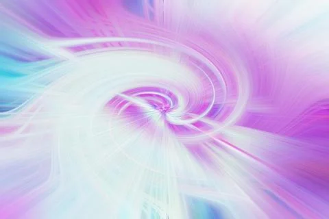 Abstract background featuring vibrant pink and cyan light trails in a dynamic Stock Illustration