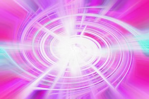 Abstract background featuring a vibrant pink and white circular swirl effect Stock Illustration