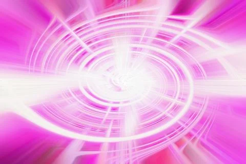 Abstract background featuring a vibrant pink and white circular swirl effect Stock Illustration