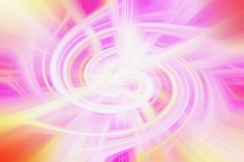 Abstract background featuring a vibrant pink and white swirling vortex pattern Stock Illustration