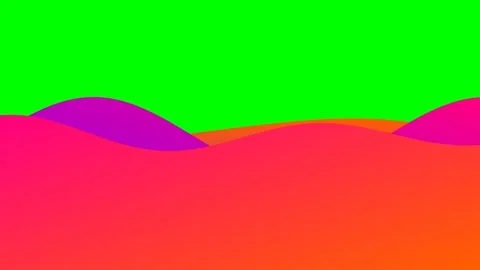 Abstract background featuring vibrant rolling hills in orange and pink tones Stock Footage 341839165