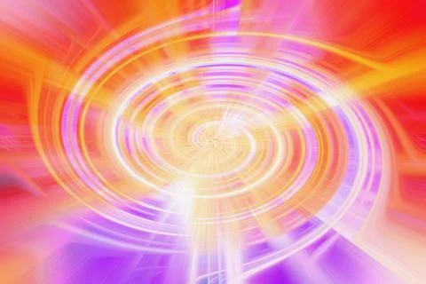 Abstract background featuring vibrant swirling colorful light patterns Illustrazione stock