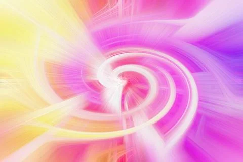 Abstract background featuring vibrant swirling colorful light streaks Stock Illustration