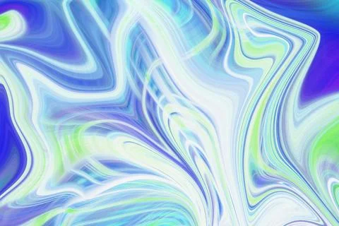 Abstract background featuring vibrant swirling liquid marble patterns Stock Illustration