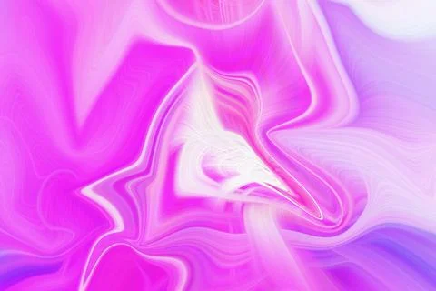 Abstract background featuring vibrant swirling liquid waves of magenta purple Illustrazione stock
