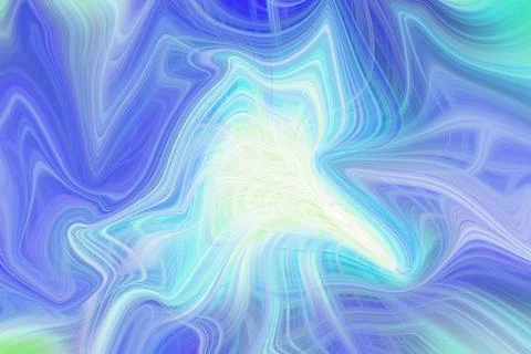 Abstract background featuring vibrant swirling waves of light in shades Stock Illustration
