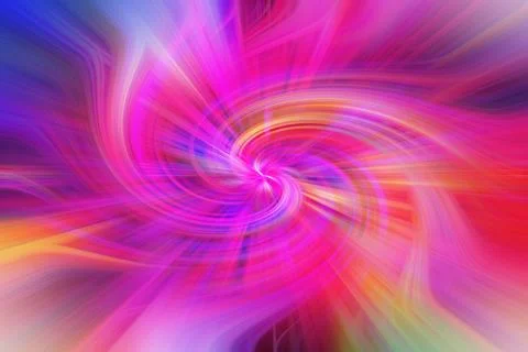 Abstract background featuring a vivid vortex of flowing magenta pink Stock Illustration