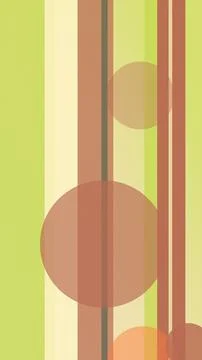 Abstract background featuring warm pastel vertical lines and layered circle.. Stock Illustration