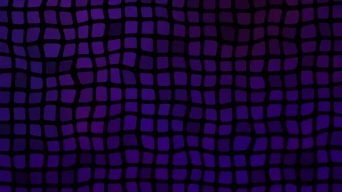 Abstract background featuring a wavy grid pattern with a purple and black Stock Footage 282157158