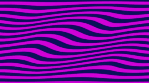 Abstract background featuring wavy pink stripes against a dark blue gradien.. Stock Footage 320357867