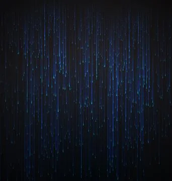 Abstract Background Fiber Optic Trace Blue Signal Stock Illustration