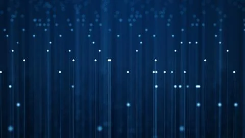 Abstract background fiber optics  concept.Moving over optical fibers with fla Stock Illustration