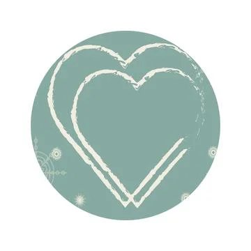 Abstract background in figure circle winter theme. Stock Illustration