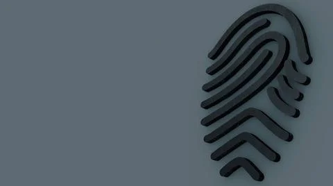 Abstract background with fingerprint. Digital backdrop Abstract background... Foto stock