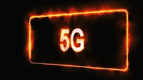 Abstract background fire flame spectrum loop animation. Stock Footage 111235808