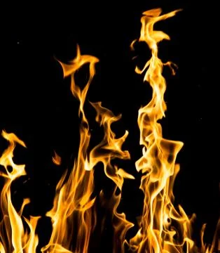 Abstract background. fire flames on a black background 스톡 사진