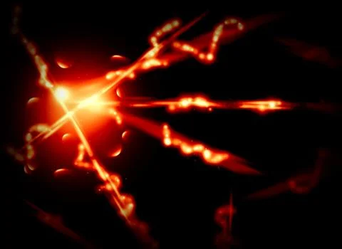 Abstract background with fire lines Illustrazione stock