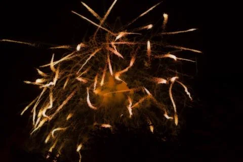 Abstract background with fireworks explosions, fire tongues are everywhere. 스톡 사진