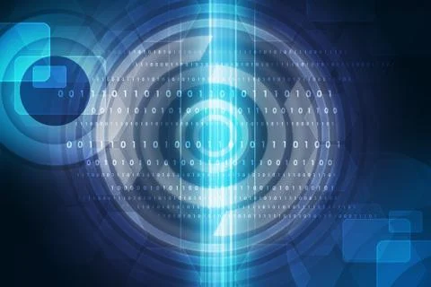 Abstract background with flash circles Stock Illustration