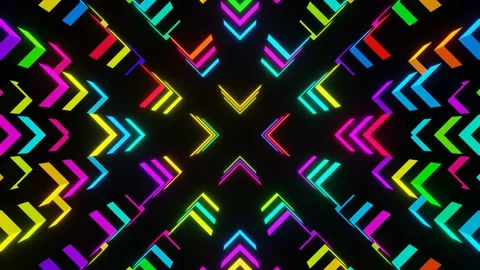 Abstract background flashing neon VJ Loop Video stock 170057712
