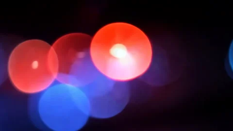 Abstract background with flashing red and blue lights Stock Footage 310228697