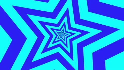 Abstract background in flat style animation of star shape layers Stock Footage 183706350