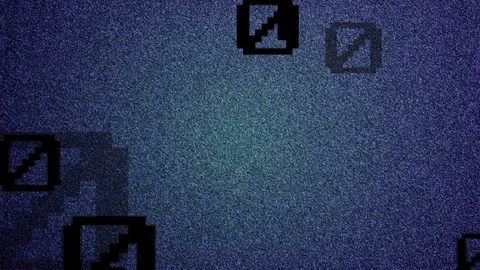 Abstract Background Flickering Binary 7 Stock Footage 93244748