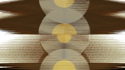 Abstract Background Flickering Circular Pattern 4 Stock-Footage 136203677