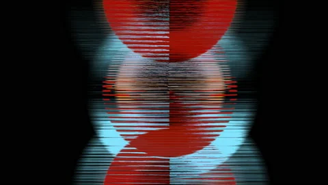 Abstract Background Flickering Circular Pattern 35 Stock Footage 136253985