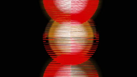 Abstract Background Flickering Circular Pattern 33 Stock Footage 136255279