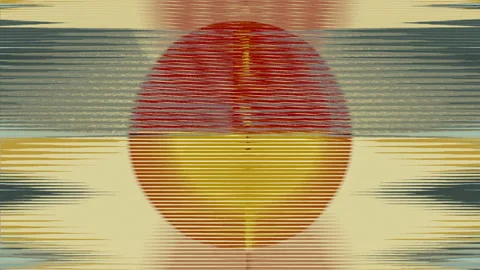 Abstract Background Flickering Circular Pattern 39 Stock Footage 136259099