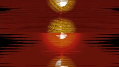 Abstract Background Flickering Circular Pattern 40 Stock-Footage 136259702