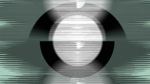 Abstract Background Flickering Circular Pattern 44 Stock Footage 136264291