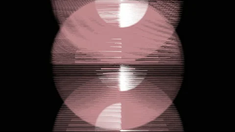 Abstract Background Flickering Circular Pattern 47 Stock Footage 136267675