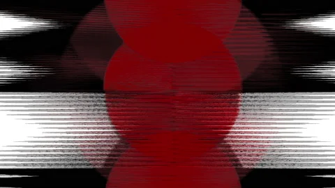 Abstract Background Flickering Circular Pattern 10 Stock Footage 136269755