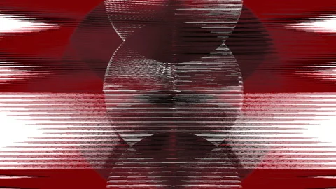 Abstract Background Flickering Circular Pattern 11 Stock Footage 136269767