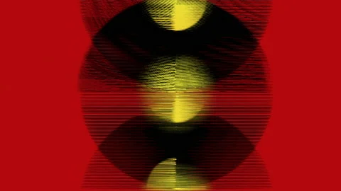 Abstract Background Flickering Circular Pattern 19 Stock Footage 136310431