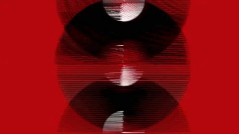 Abstract Background Flickering Circular Pattern 20 Stock-Footage 136310471