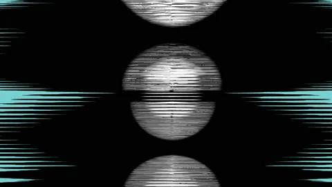 Abstract Background Flickering Circular Pattern 24 Stock Footage 136314966