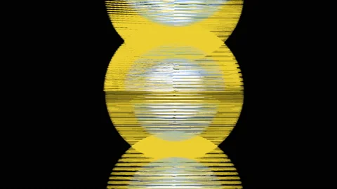 Abstract Background Flickering Circular Pattern 23 Video stock 136316031