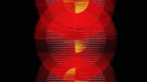 Abstract Background Flickering Circular Pattern17 Stock Footage 136304538