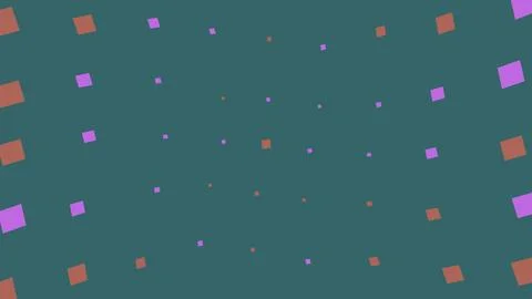 Abstract background with floating colorful square shapes 스톡 일러스트
