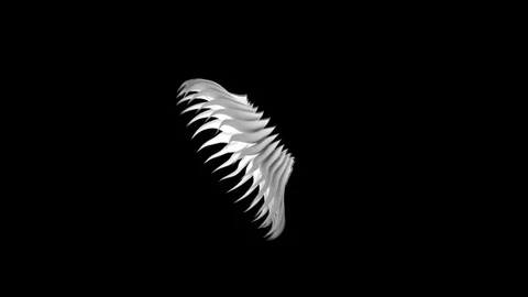 Abstract Background Floating Organic Form 1 Video stock 97476793