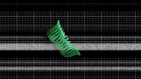 Abstract Background Floating Organic Form 12 Stock-Footage 97482371