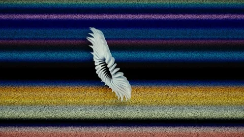 Abstract Background Floating Organic Form 10 Stock Footage 97482398