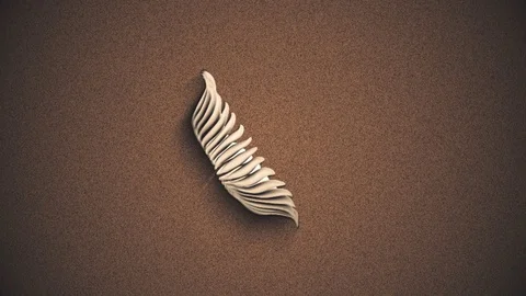 Abstract Background Floating Organic Form 9 Stock Footage 97482577