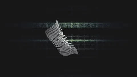 Abstract Background Floating Organic Form 15 Video stock 97482681