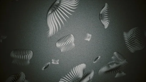 Abstract Background Floating Pulsing Organic Shapes 8 Stock Footage 97259616