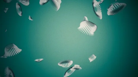 Abstract Background Floating Pulsing Organic Shapes 9 Stock-Footage 97260137