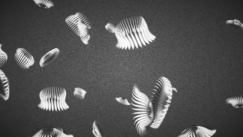 Abstract Background Floating Pulsing Organic Shapes 18 Stock Footage 97264093